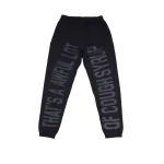 Black Tonal Classic Sweatpants